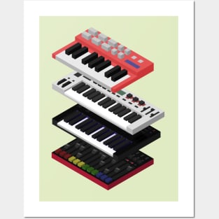 Synth Kit +Drum Machine Posters and Art